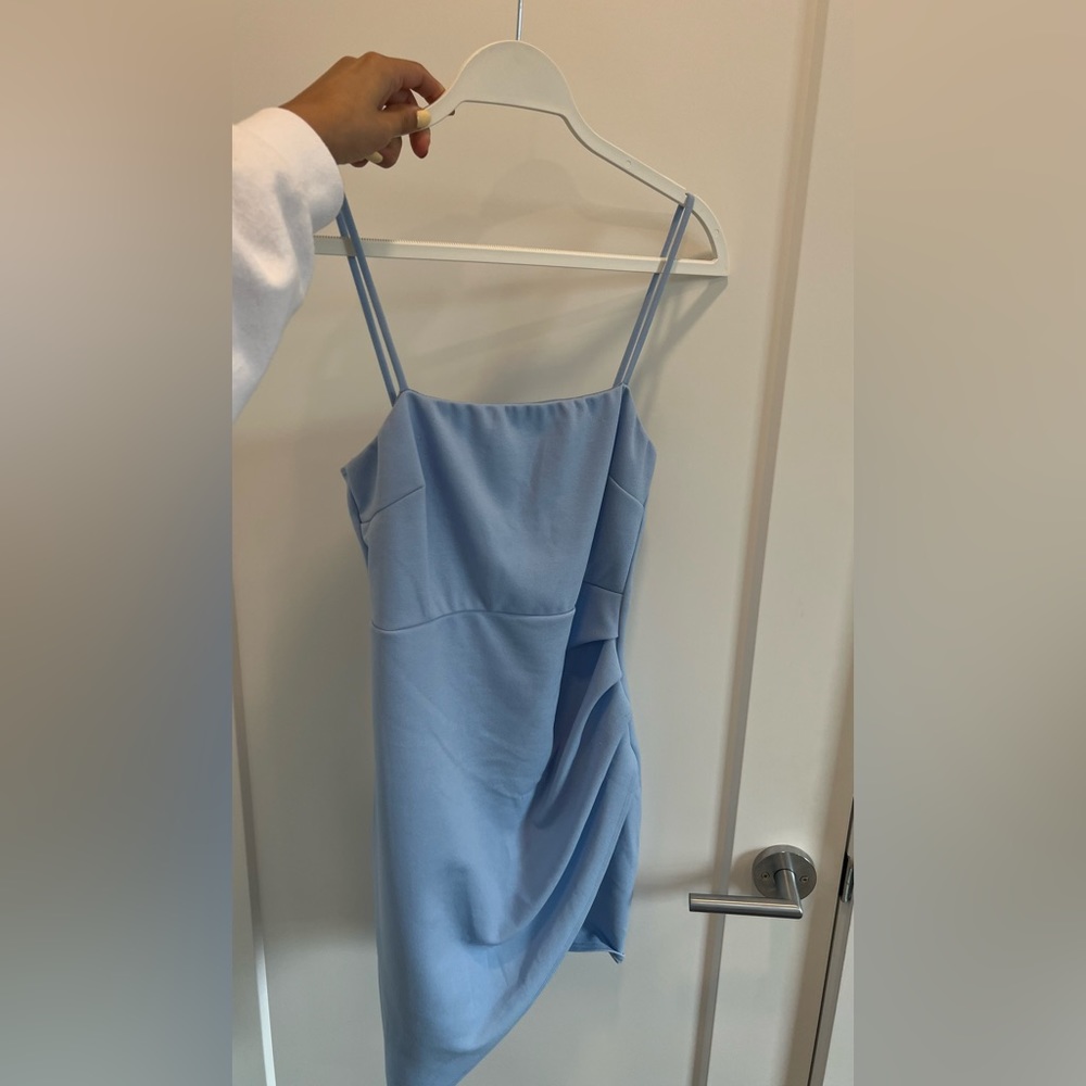 Baby Blue Mini Dress